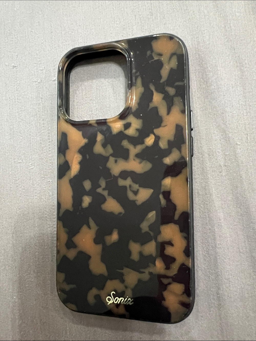 Sonix Black and Brown Tortoiseshell iPhone Case